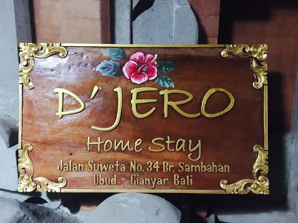 D'Jero Homestay Убуд Екстериор снимка
